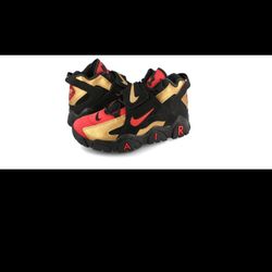 Nike Air Barrage Mid Black Metallic Gold Custom CT1573-700 Size