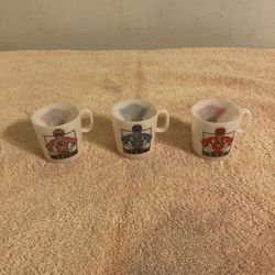 Vintage Chiltons Power Ranger Cups Kimberly Billy & Jason