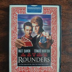 ✨️🎰Rounders Poker DVD Matt Damon Edward Norton 