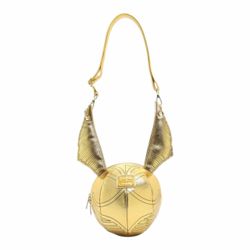 RARE Loungefly x Harry Potter Golden Snitch Figural Crossbody Bag Strap Gold