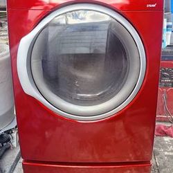 Samsung Frontload Electric Dryer on Pedestal