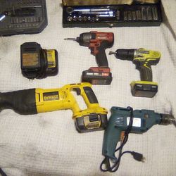Power Drills& Misc Tools 