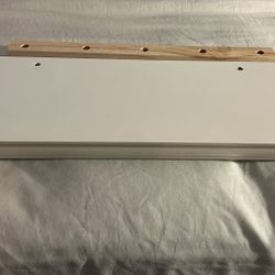 White Floating Shelf