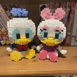 Donald And Daisy 3D Perler