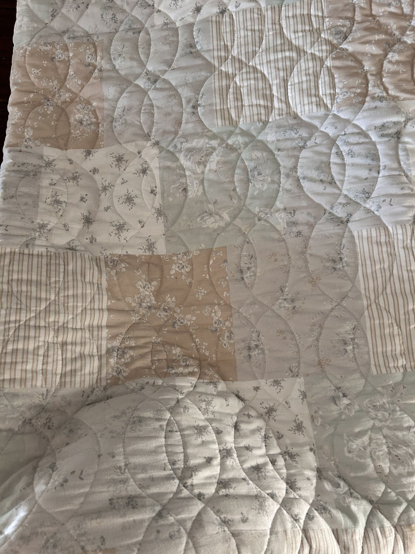 Girls Twin Bed Reversible Quilt
