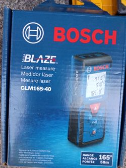 Bosch laser measures