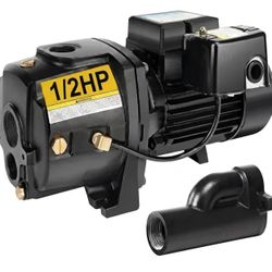 Acquaer 1/2 HP Shallow/Deep Well Jet Pump