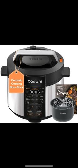COSORI 6-Qt Electric Pressure Cooker – Stainless Steel – Factory Sealed
