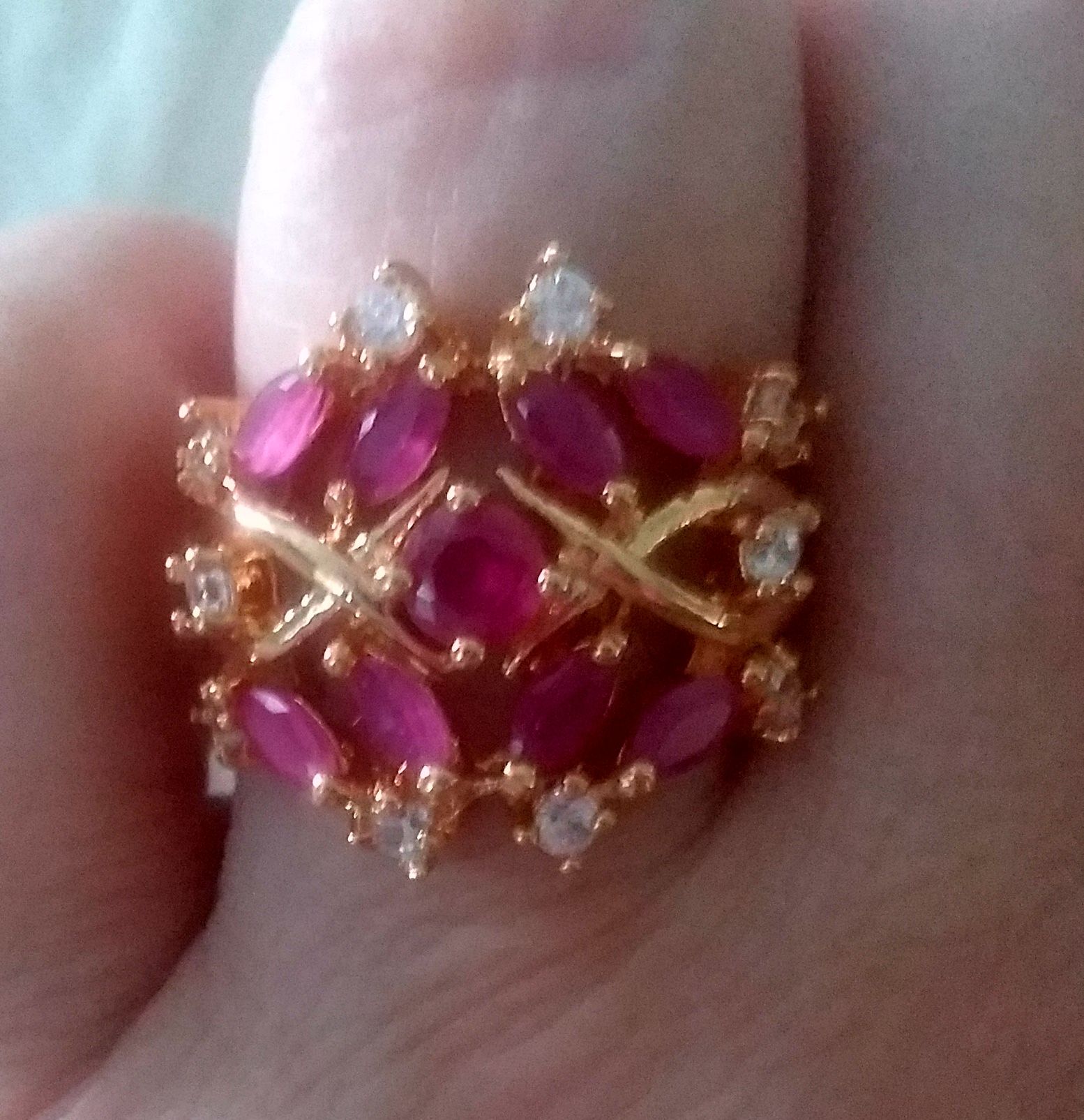 Natural Ruby 4ct Solid 14k Gold