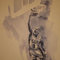 Michael Jordan Poster Print Numbered Out Of 2500