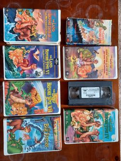 Land Before Time Videos 1 thru 7
