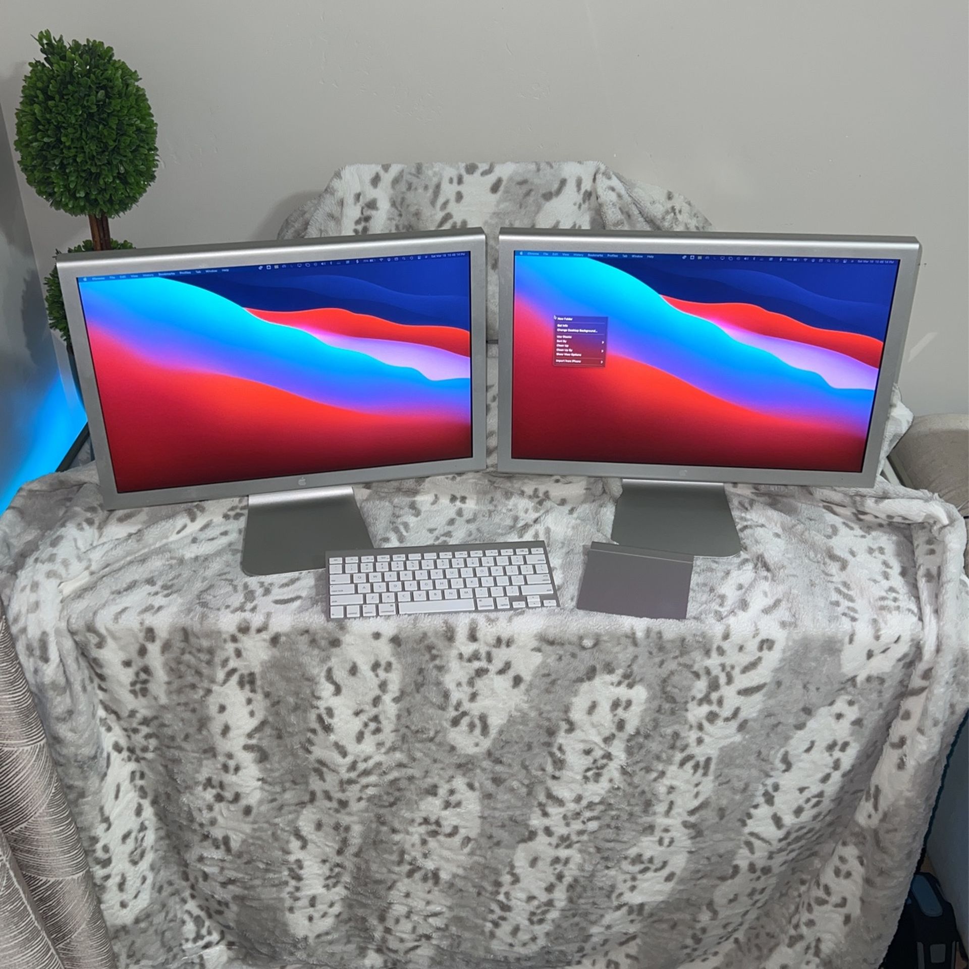 Apple 23’ Monitor Set With Keyboard And Trackpad 