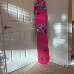 Mens Rome Artifact SDS Street Justice 153cm Neon Pink Snowboard 