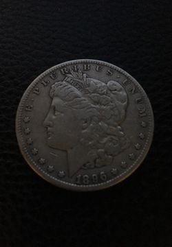 1896 S Morgan silver dollar xf