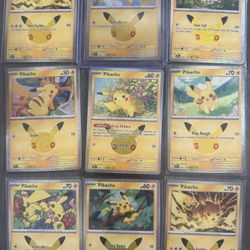 Pikachu Pokemon 30th