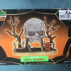  Lemax Spooky Town SKULL ARCHWAY  