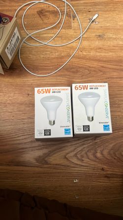 65W light bulbs