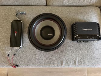 Car Audio Bundle – Subwoofer and Two Amplifiers