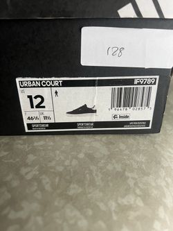 Adidas Urban Court Black White – Size 12 M– Brand New