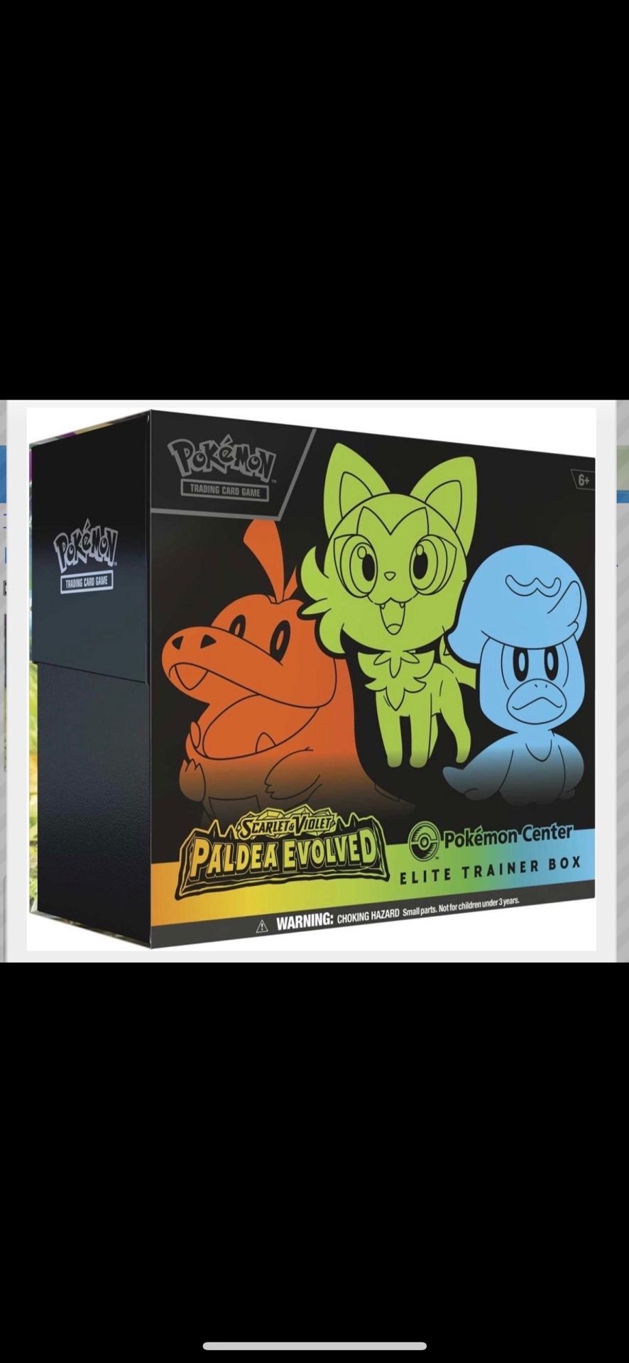 Pokemone center obsidian flames and paldea evolved 