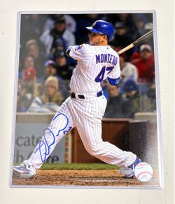 Miguel Montero Chicago Cubs Signed Autographed 8x10 Photo Certificate Authentic