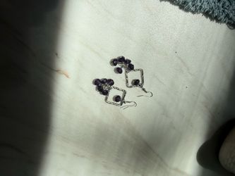 Purple Earrings
