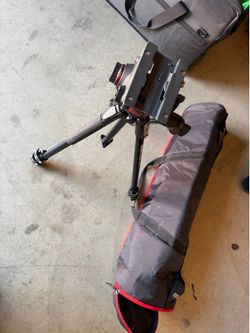 🎥 Manfrotto 190X Professional Tripod + MVH502AH Fluid Video Head & Bag 🎬