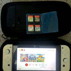 Nintendo switch with 4 Games