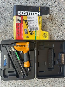 Bostitch 15-Gauge Finish Nailer with Case. Clavadora Bostitch Calibre 15 con Estuche