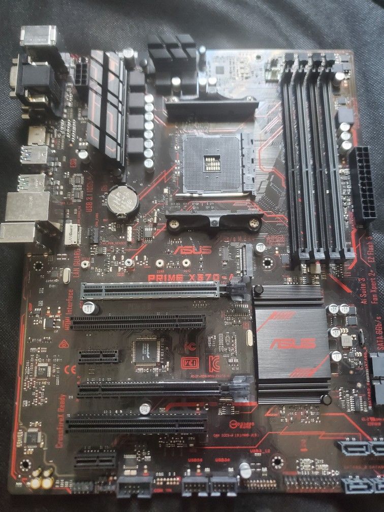 Asus X370 Prime Motherboard w/CPU and RAM
