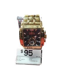Invicta 40041 Gold Regular Watch
