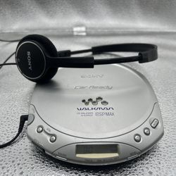 Sony Walkman CD Player D-E226CK Car Ready ESP Max Silver Portable Discman Tested