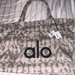 ALO Large Canvas Tote Bag Bnwt