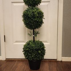 3ft. Boxwood Triple Ball Topiary Artificial Tree (Indoor/Outdoor)

