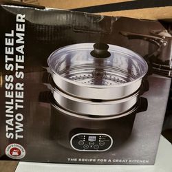 Steamer  NEW. 2 Tier Stainless Steel