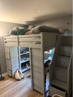loft full size desk bed