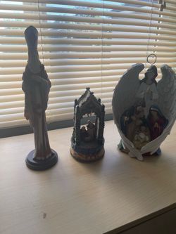 Religious Figurine Set of 3