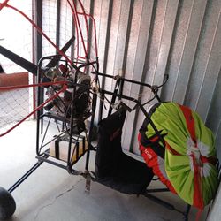 1 SEATER QUAD PARAGLIDER WITH WING