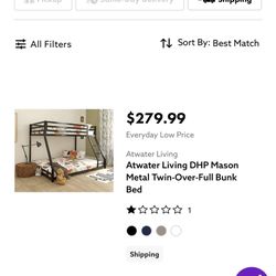 Full Over Twin Bunkbed
