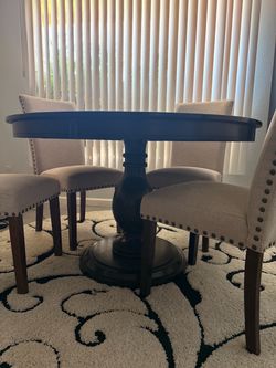 Round Table and Chairs