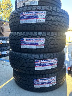 255/75r17 American AT ALL TERRAIN AVAILABLE