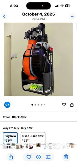 New extra large golf organizer
