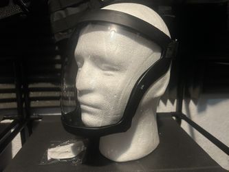 face shield with filters