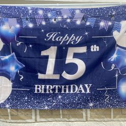 15 Birthday Banner