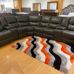 COMFY NEW LARGE RECLINING SECTIONAL SOFAS ON SALE ONLY $1799. IN STOCK SAME DAY DELIVERY 🚚 CALL NOW