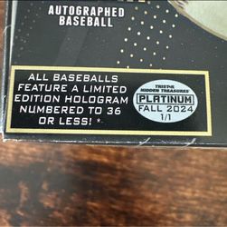Barry Larkin Autographed MLB Baseball Cincinnati Reds Tristar 17 of 18