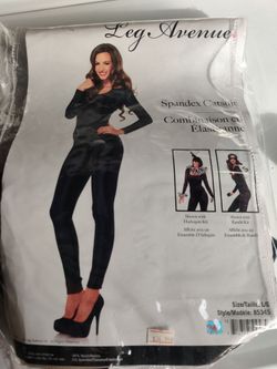 Leg Avenue costume Halloween Spandex Catsuit size M and L