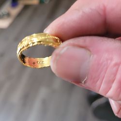 14k Gold Ring Unsex Man Or Lady 