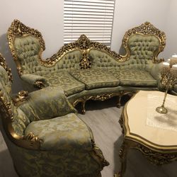 Egyptian Set For Living Room And Laminated Table 