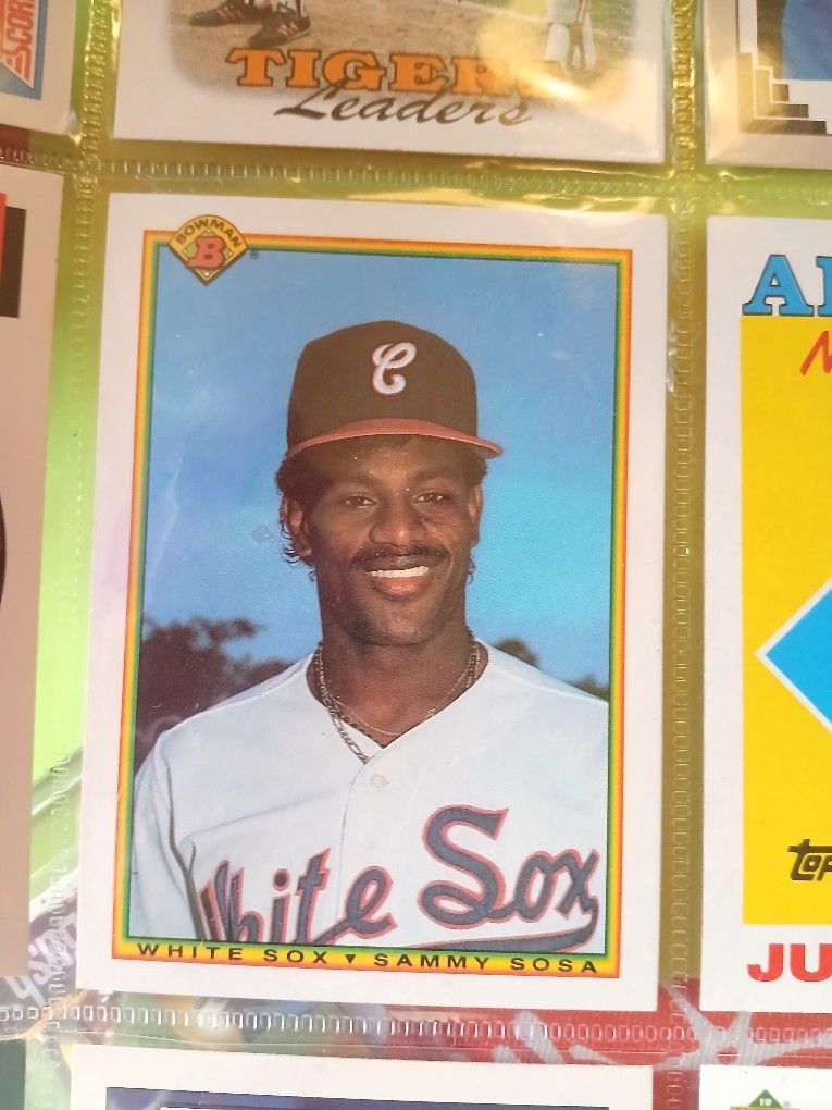 1990 topps Sammy Sosa Rookie Error Card